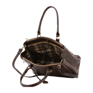 Borsa a tracolla  da donna In Vera pelle Made in Italy 35x23x16 cm