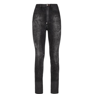 PHILIPP PLEIN Jegging de cintura alta ICONIC PLEIN