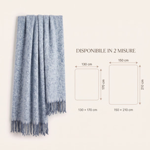 Plaid in poliestere - Blu