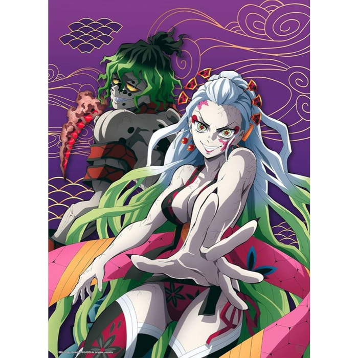 Demon Slayer Daki & Gyutaro Poster 52 x 38 cm Gbeye