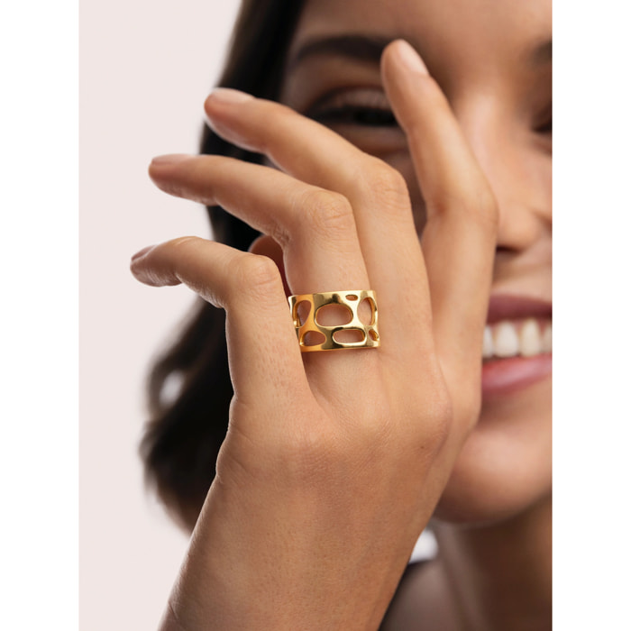 Anello Dotty Placcato Oro