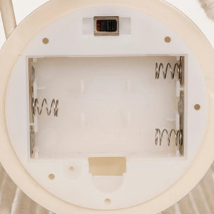 Lampe LED batterie Oda blanc H17cm