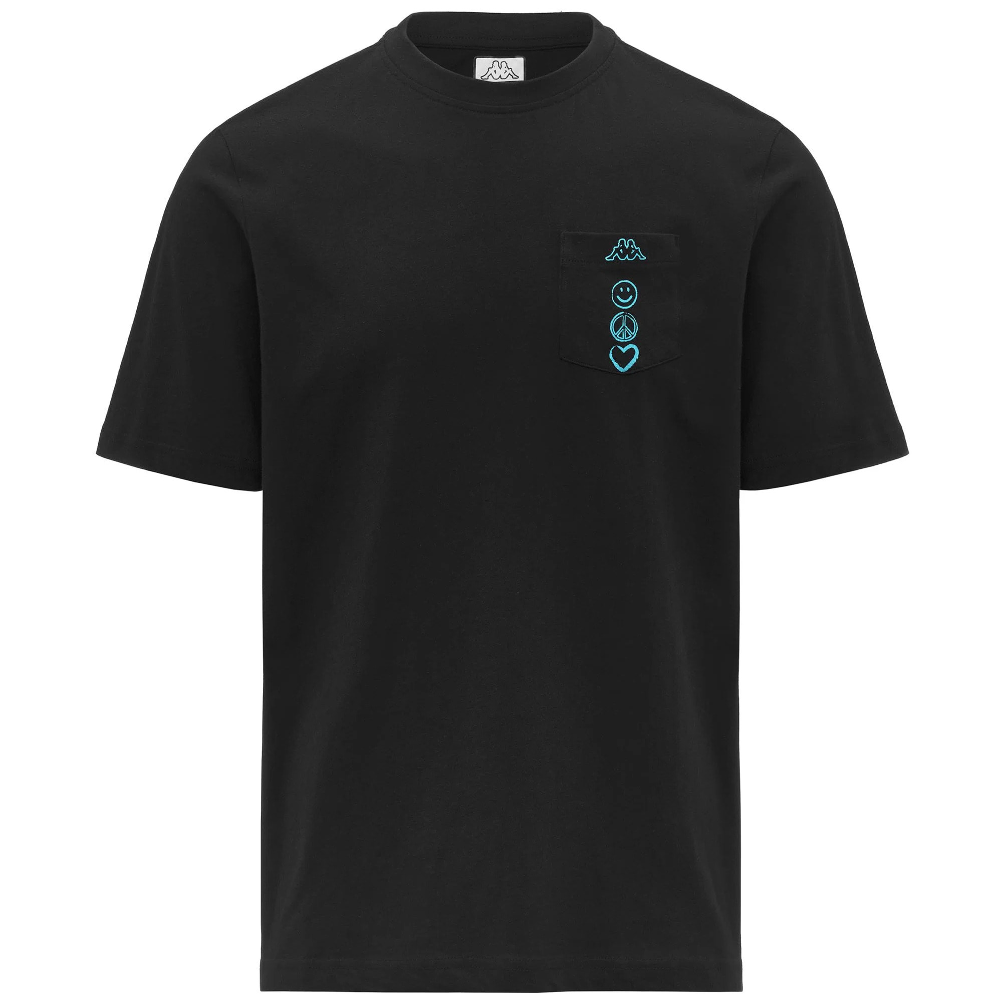 Kappa - Camisetas y tops Hombre Negro - Logo Ciao 140