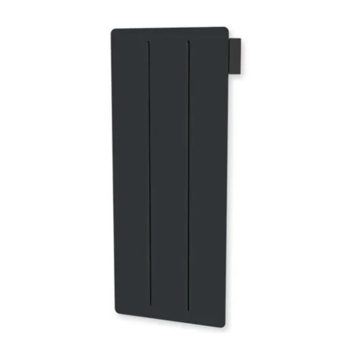 Radiateur Électrique Vertical LCD Céramique + Film Gris Anthracite 1500W