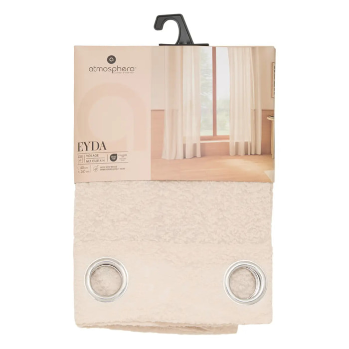 Voilage Eyda 140x240cm beige