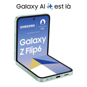 Smartphone SAMSUNG Galaxy Z Flip6 Vert d'eau 256Go