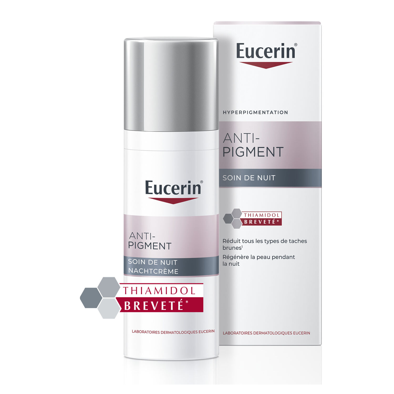 Anti-Pigment - Crème de Nuit Régénératrice Anti-Tâches - Tous Types de Peaux 50 ml