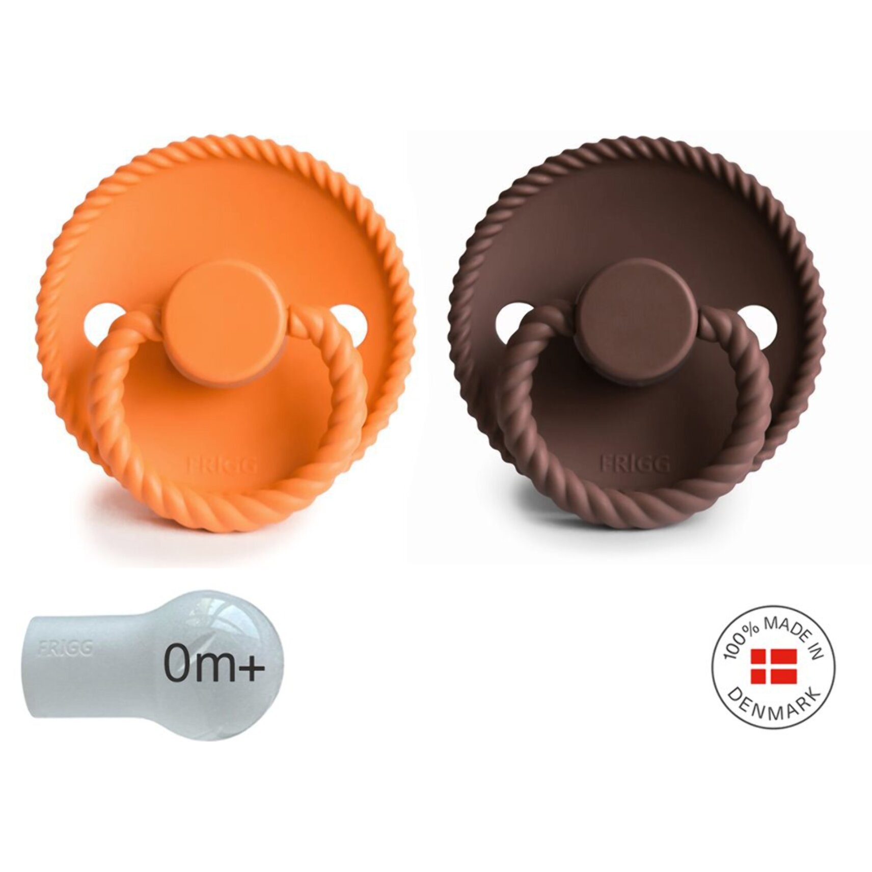 Frigg Pack 2 Chupetes Block Silicona Rope