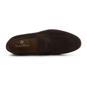 Zapatos Slippers para Hombre - Duca di Morrone Leone Suede Brown