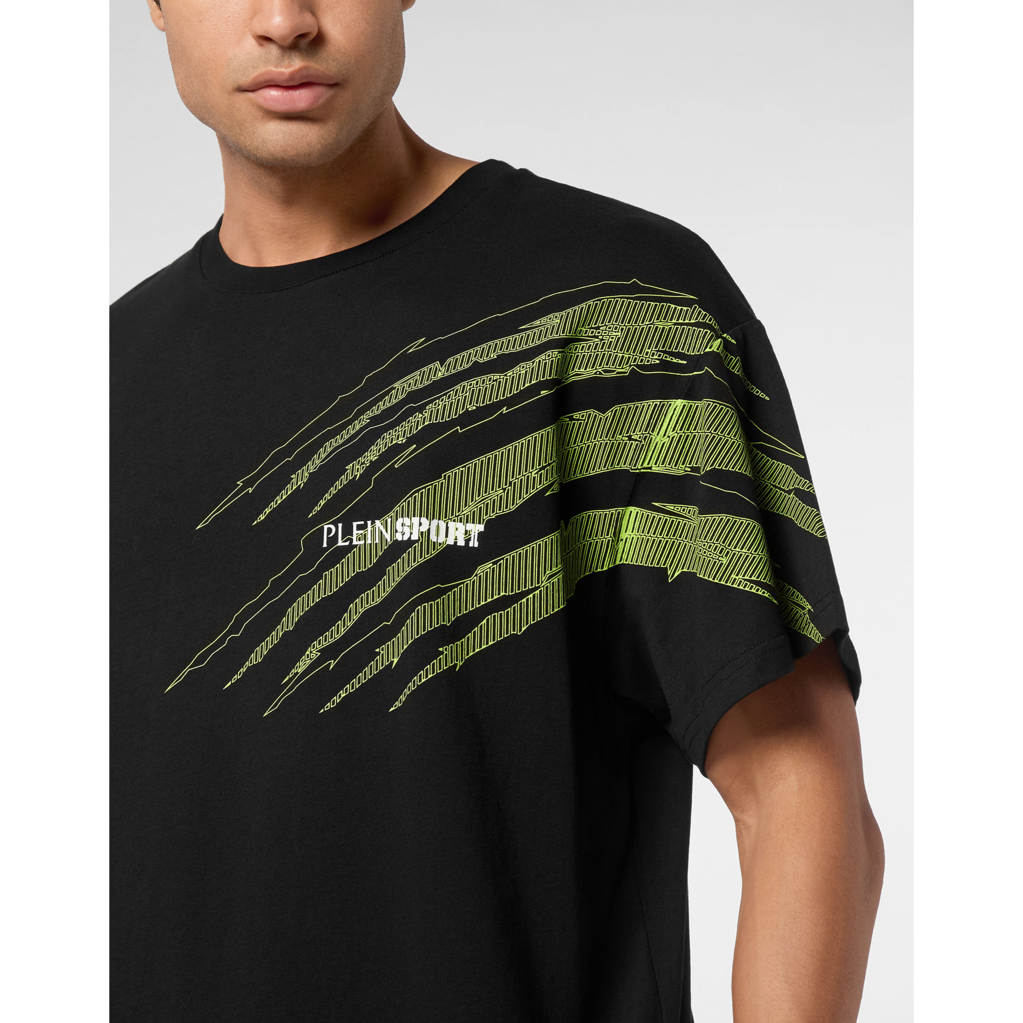 PLEIN SPORT T-Shirt Round Neck Ss SCRATCH