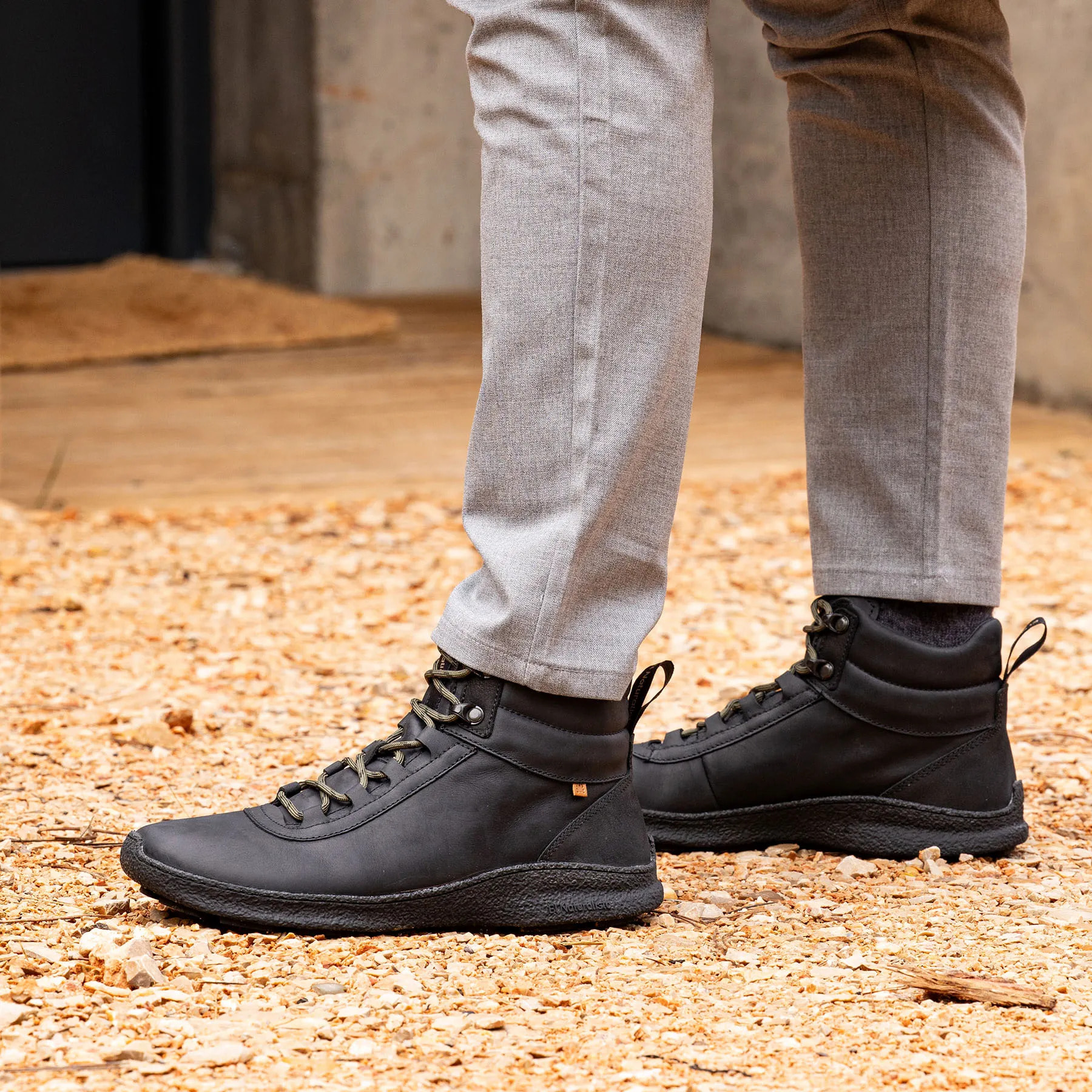 Botines N5436 ARIZONA BLACK/OROEL color Black