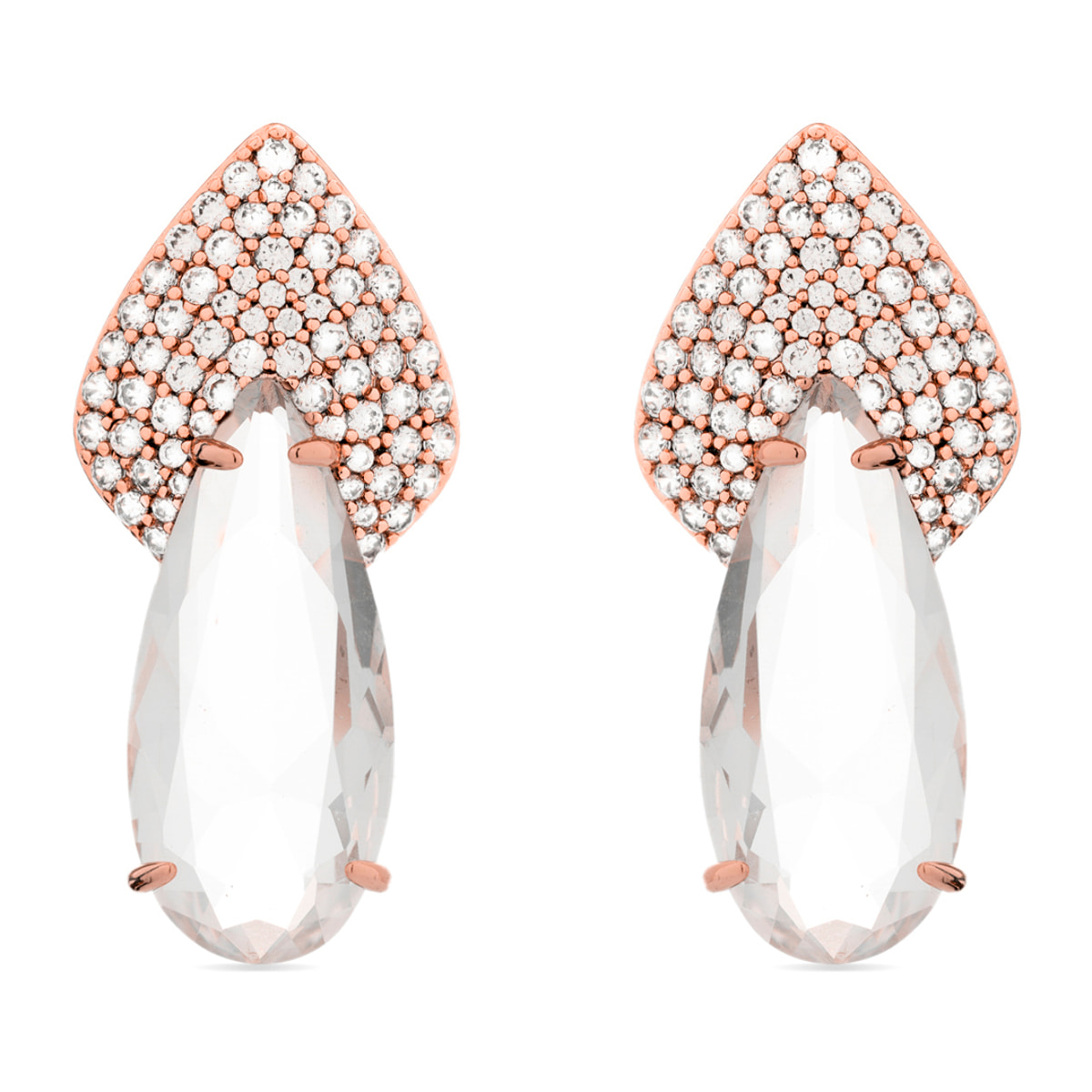 Pendientes Lux by Lux acabadoss en oro 18K
