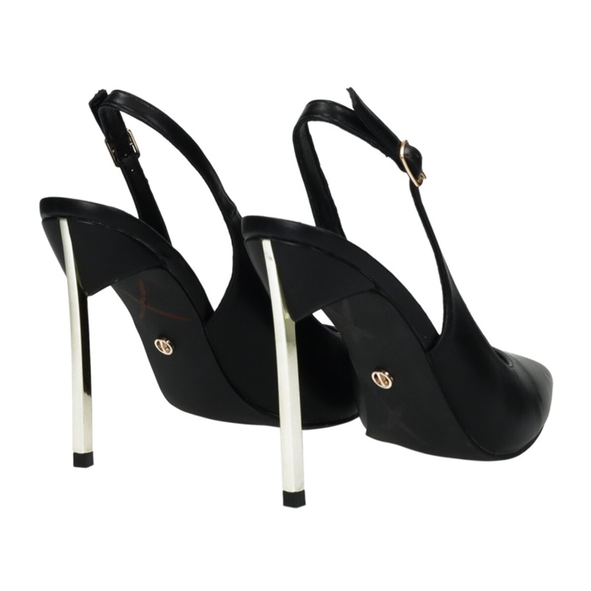 Décolleté sling back Donna Tata Italia Nero