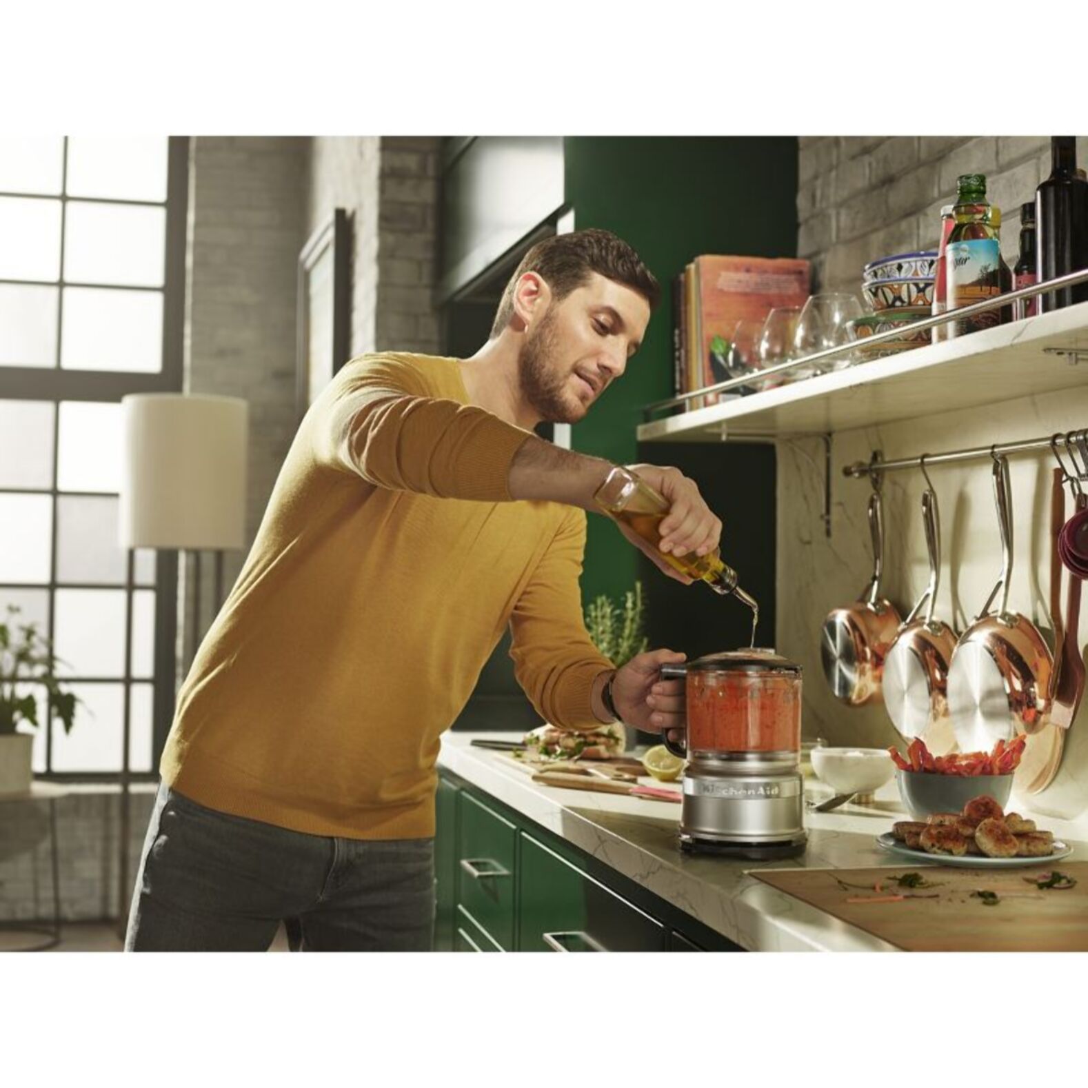 Hachoir KITCHENAID 5KFC3516EAC Crème