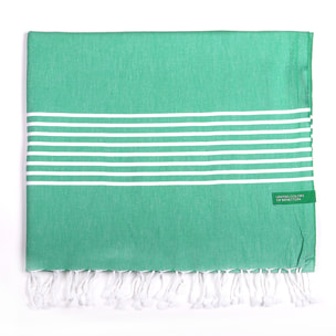 SET 2 TOALLAS BENETTON HAMMAN 80X165CM 170GSM 100%ALGODON VERDE  BENETTON