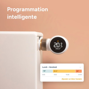 Tête thermostatique connectée TADO X pour radiateur