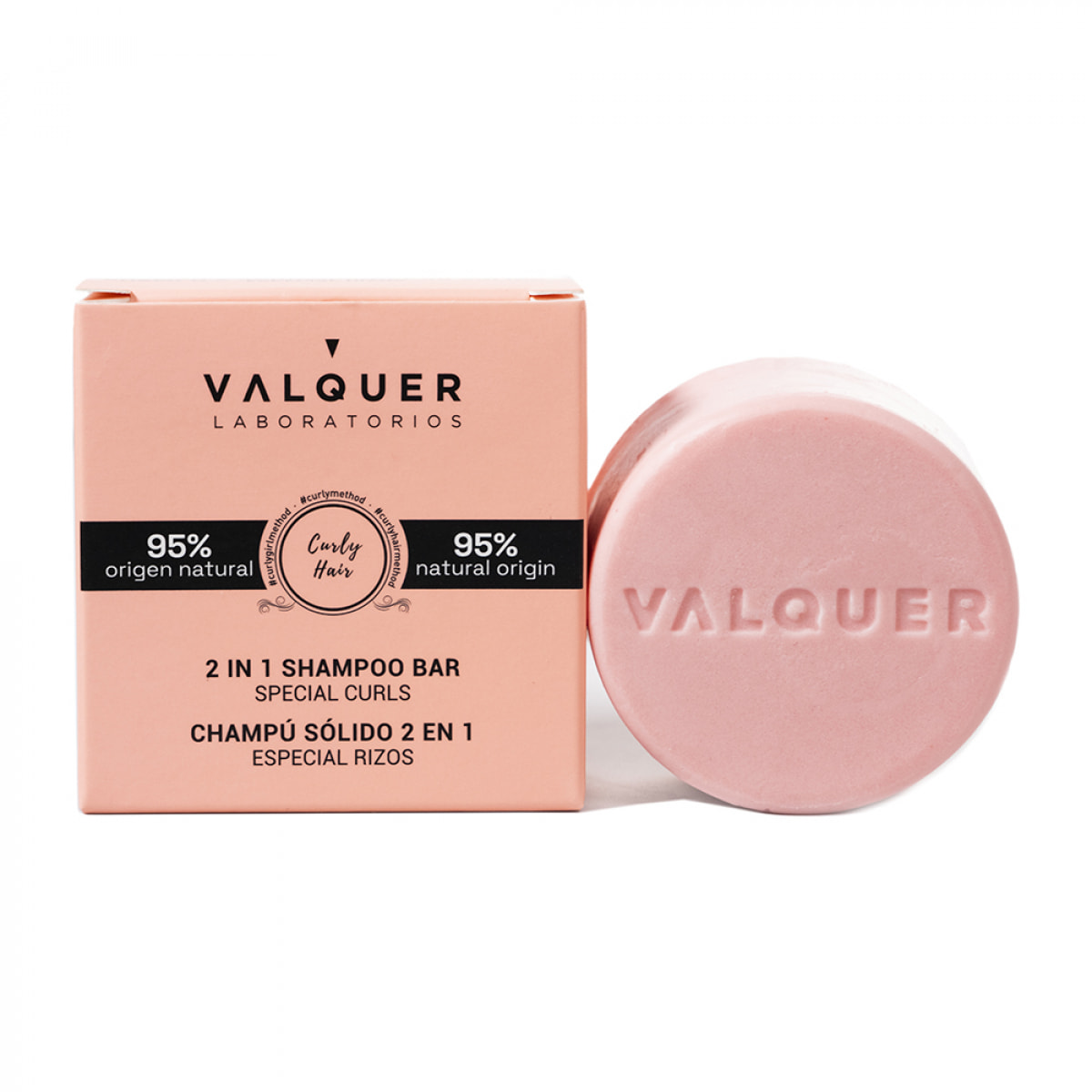 Valquer Champú sólido 2 en 1 Especial rizos - 70 G