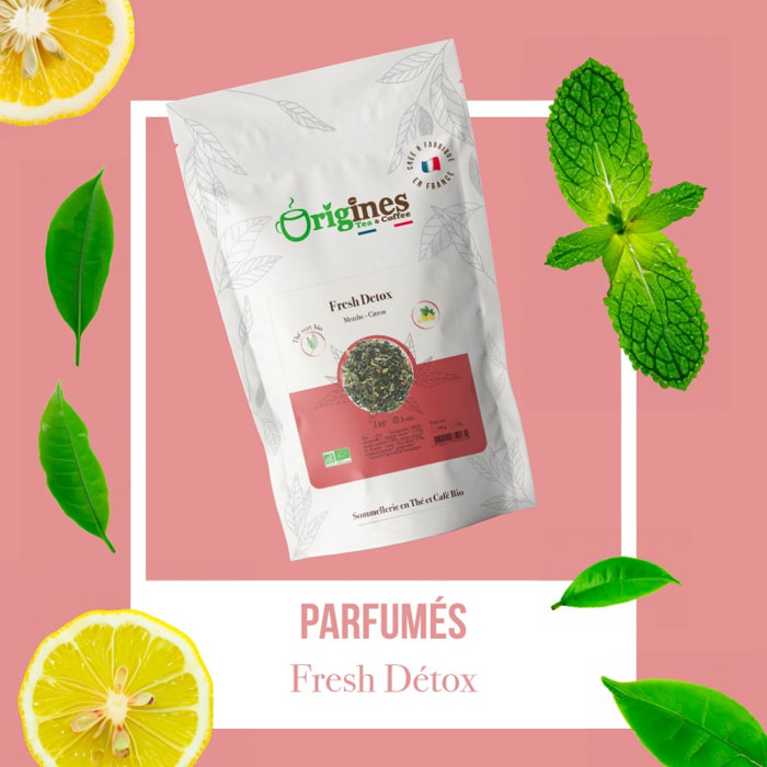 Fresh Detox - Thé Vert Bio de Chine - Mini Doypack 20g
