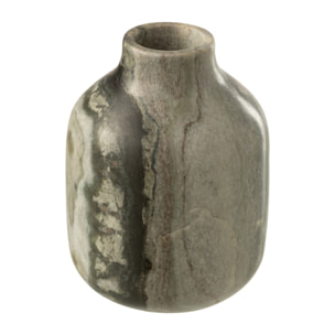 J-Line vase Marbre - pierre - noir/gris