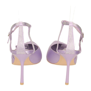 Décolleté sling back Donna Tata Italia Viola