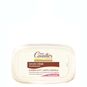 Nourrissante  - Savon Crème - Beurre de Karité et Magnolia - Peaux Sèches et Sensibles 100 g