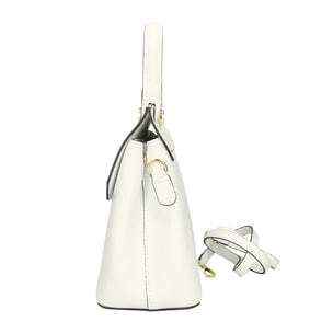 Borsa a mano da donna In Vera pelle Made in Italy 27x23x12 cm
