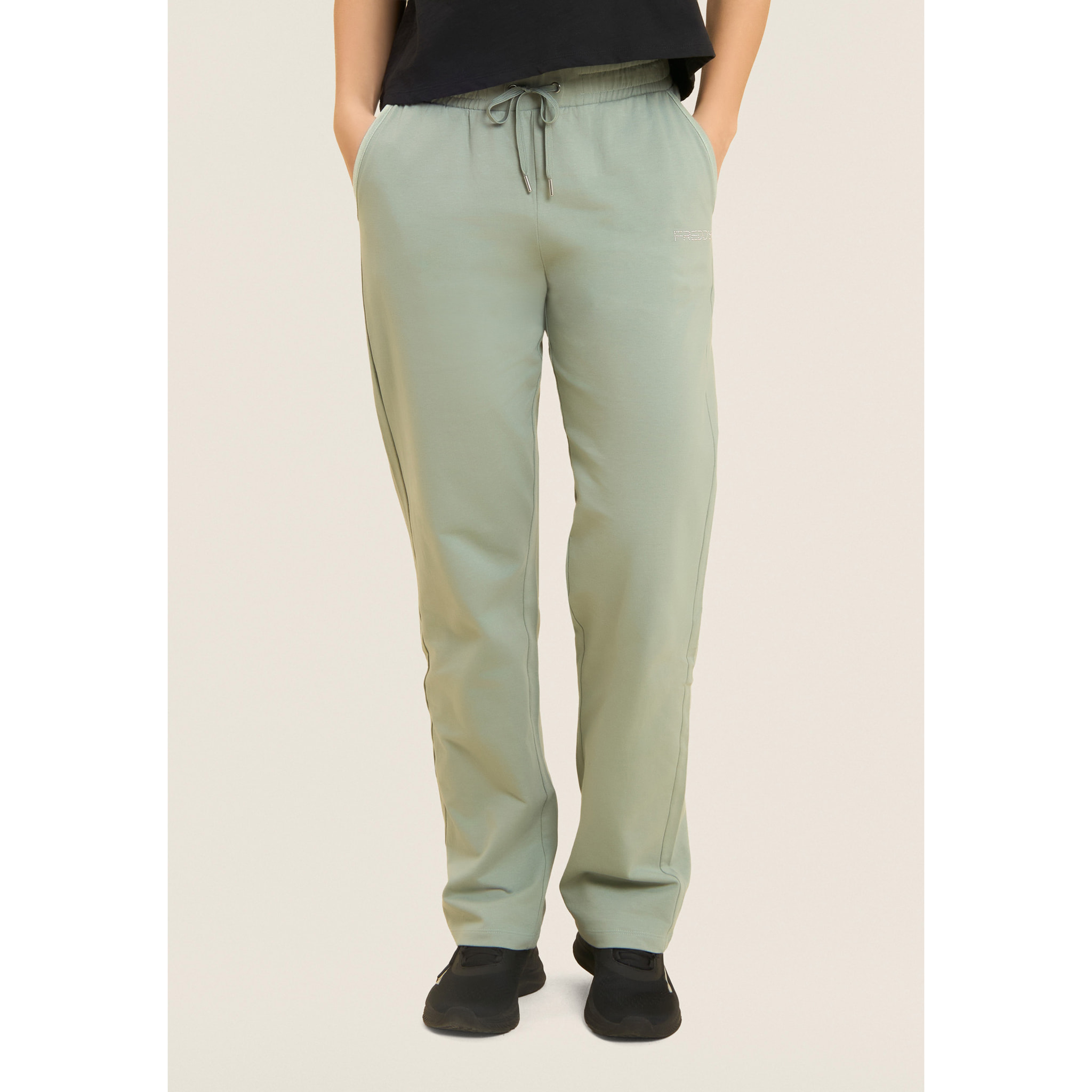 Pantaloni Sportivi Comfort Fit con Gamba Dritta