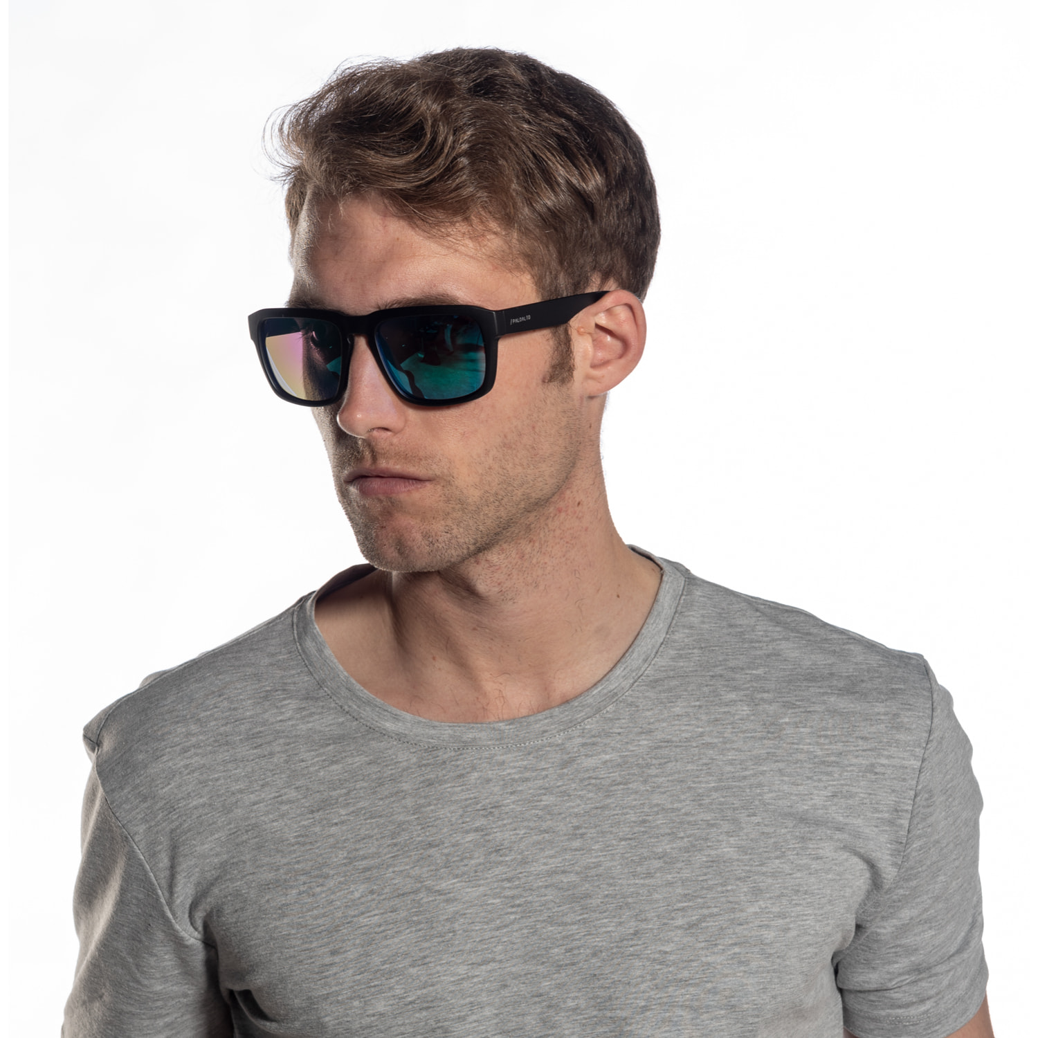 Gafas de sol OCEAN BIDART - Negro mate / Revo verde
