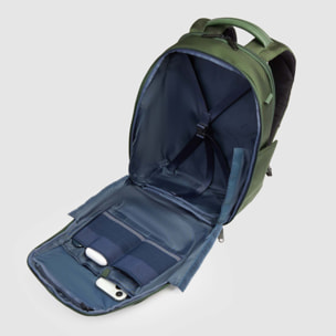 Piquadro Zaino da viaggio porta pc 14" in tessuto riciclato