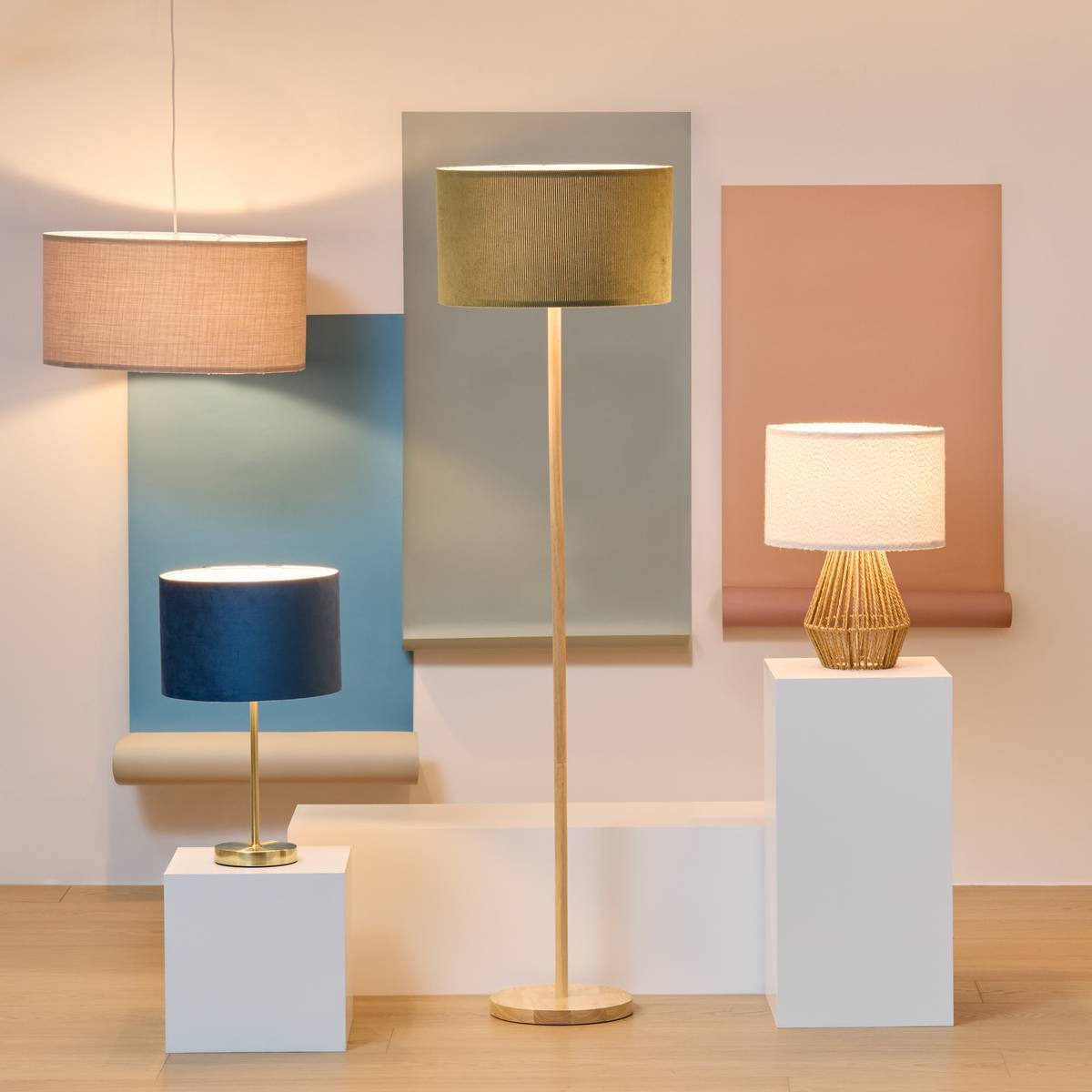 Abat-jour Beline D40cm vert kaki