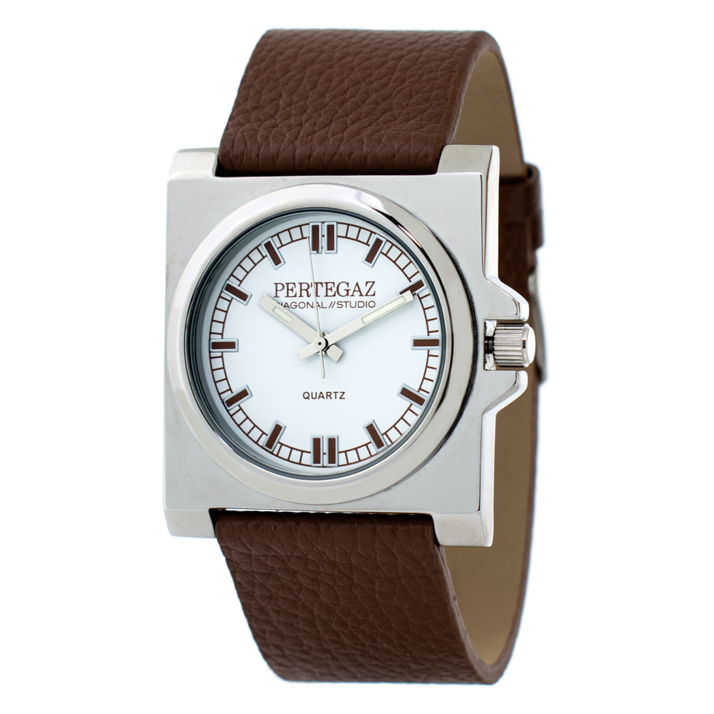 Reloj Pertegaz PDS-018-M Unisex Analogico Cuarzo con Correa de Piel