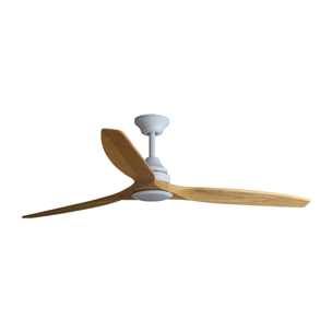 ALO L Ventilatore bianca/legno DC CCT