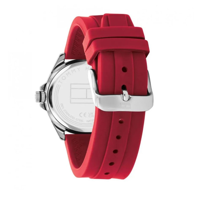 Reloj Tommy Hilfiger 1720021 Infantil Analogico Cuarzo con Correa de Caucho