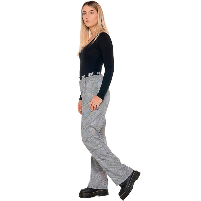 Pantalón palazzo en 'Príncipe de Gales' para mujer 'Perla'