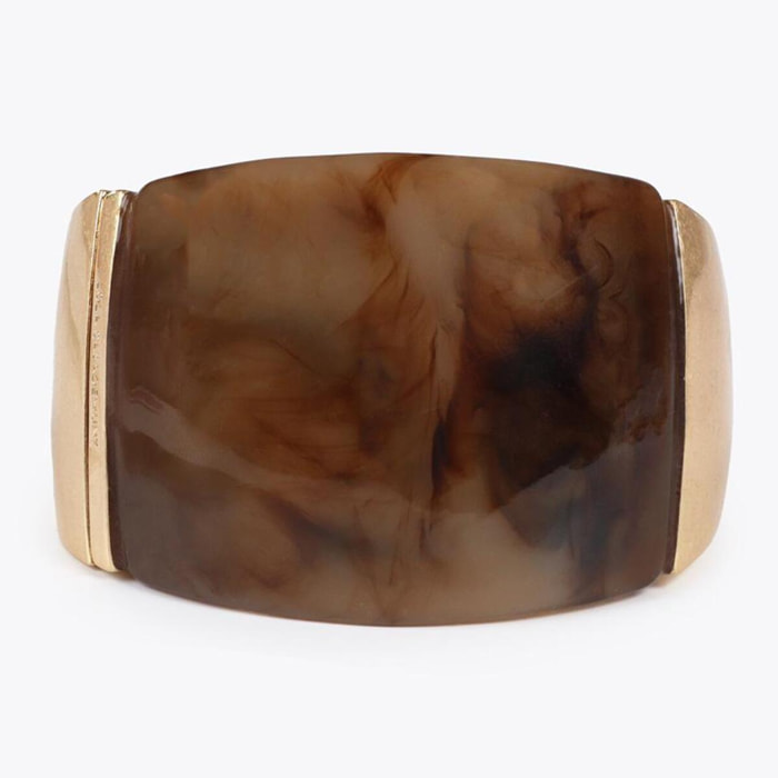 Bracciale rigido con pezzo acrilico