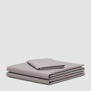 Set di lenzuola in cotone percalle lisce