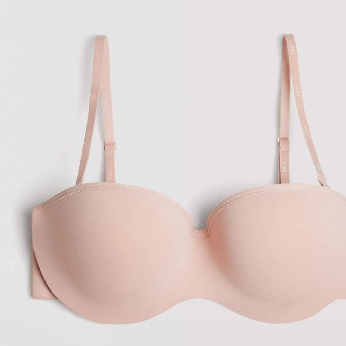 Reggiseno senza spalline multiposizione beige, coppe B e C