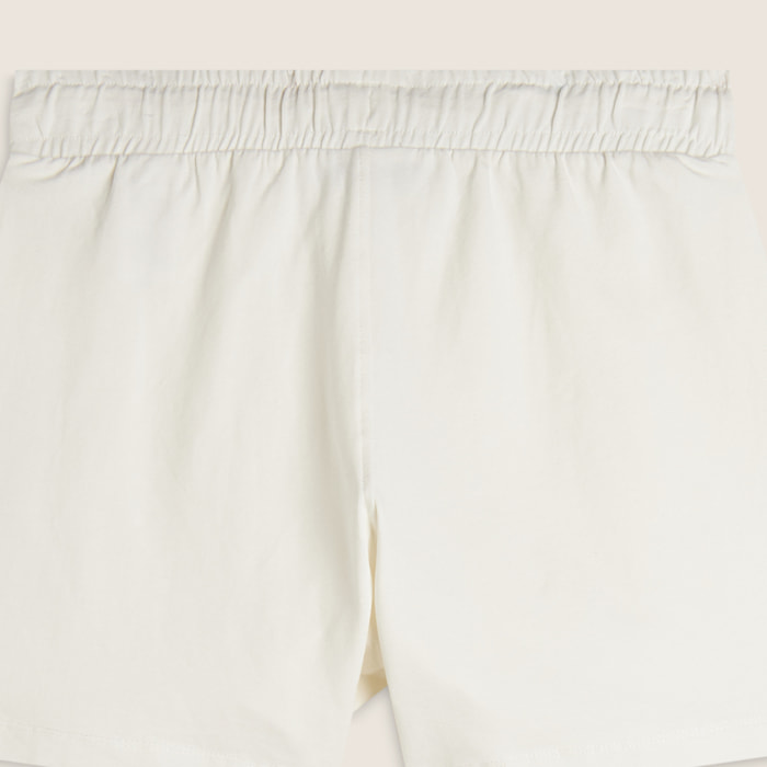 Pantaloni corti in jersey con grafica dorata