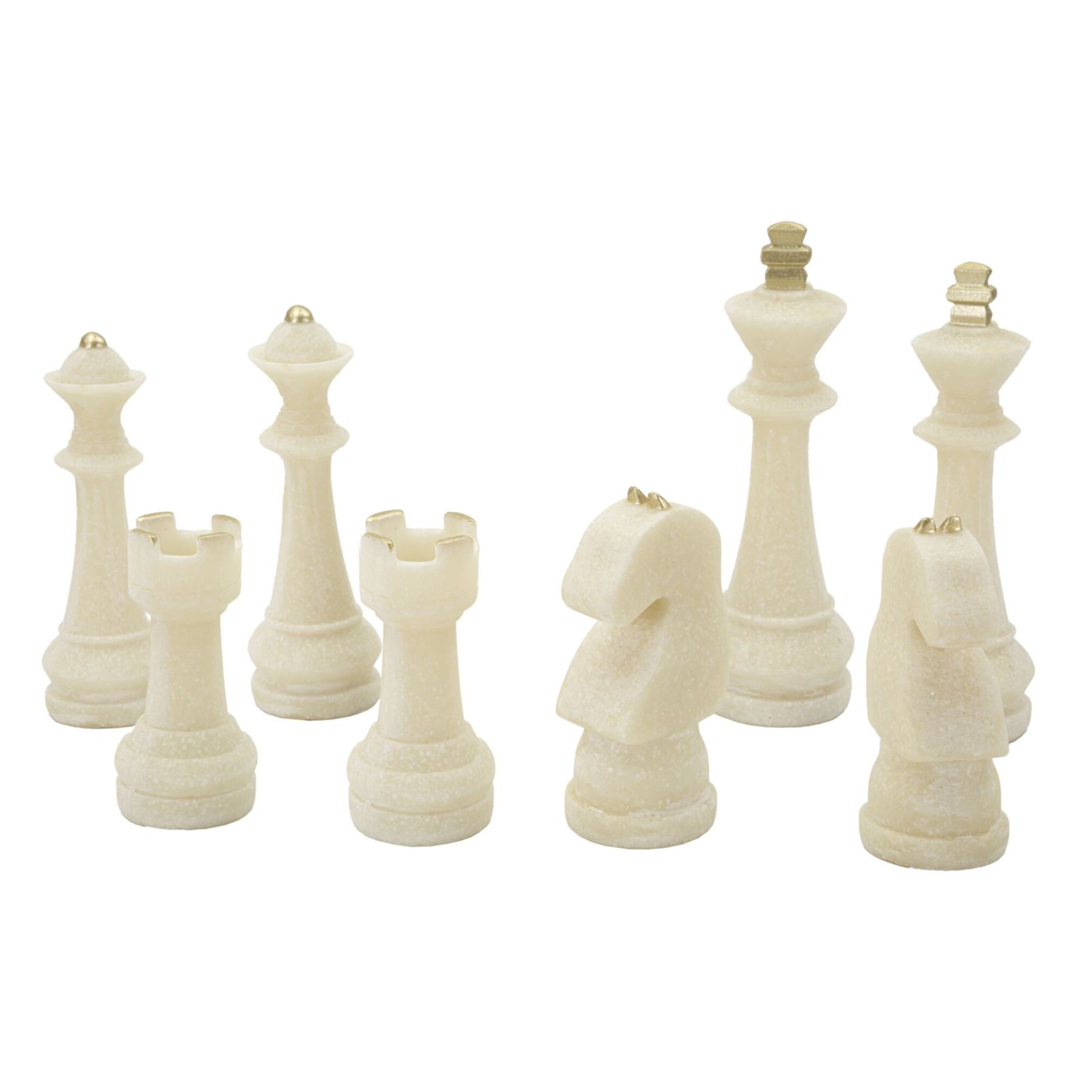 SCACCHI QUARZY SET 8 PZ ASSORTITI CM Ø 4,4X9,2-4,3X13,3-5X16-X4,5X10,3