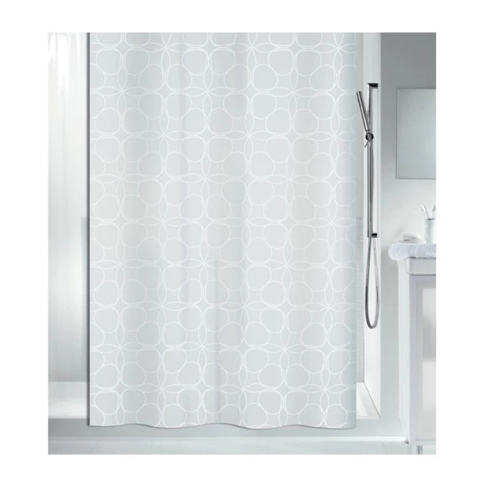 Rideau de douche Polyester FILIGRAN Blanc Spirella
