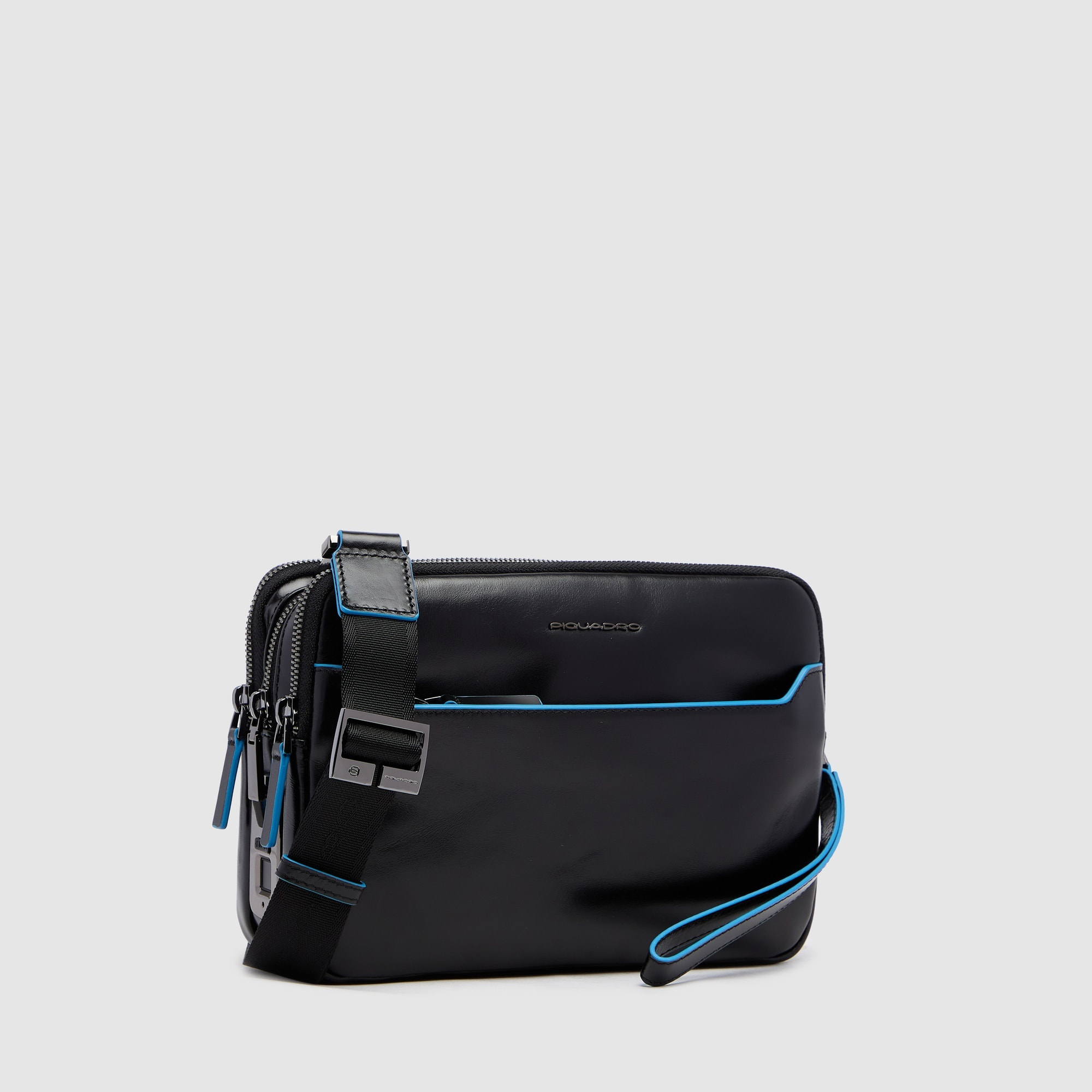 Piquadro Pochette uomo con chiusura a impronta digitale