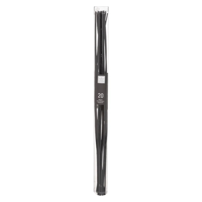 Lot de 20 bâtons diffuseurs noir H40cm