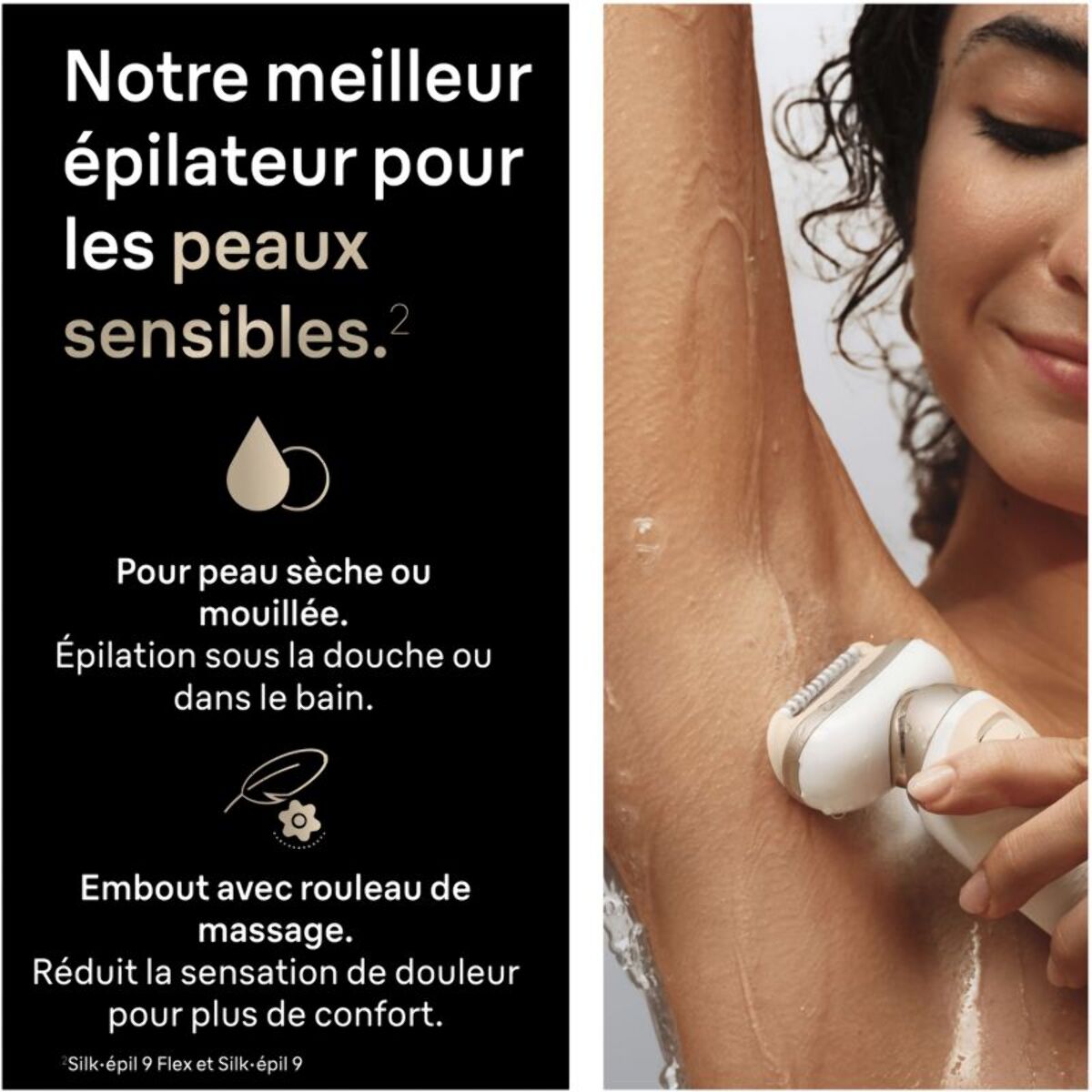 Epilateur électrique BRAUN Silk-épil SES 9-060 3D Flex