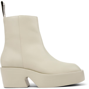 Botines - CAMPER Billie - Beige - Cuero liso