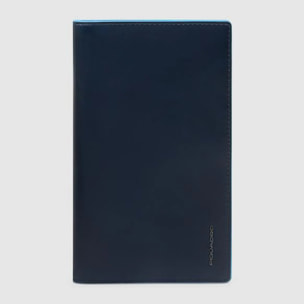 Piquadro Porta documenti da viaggio in pelle con porta carte di credito, schermato con protezione RFID