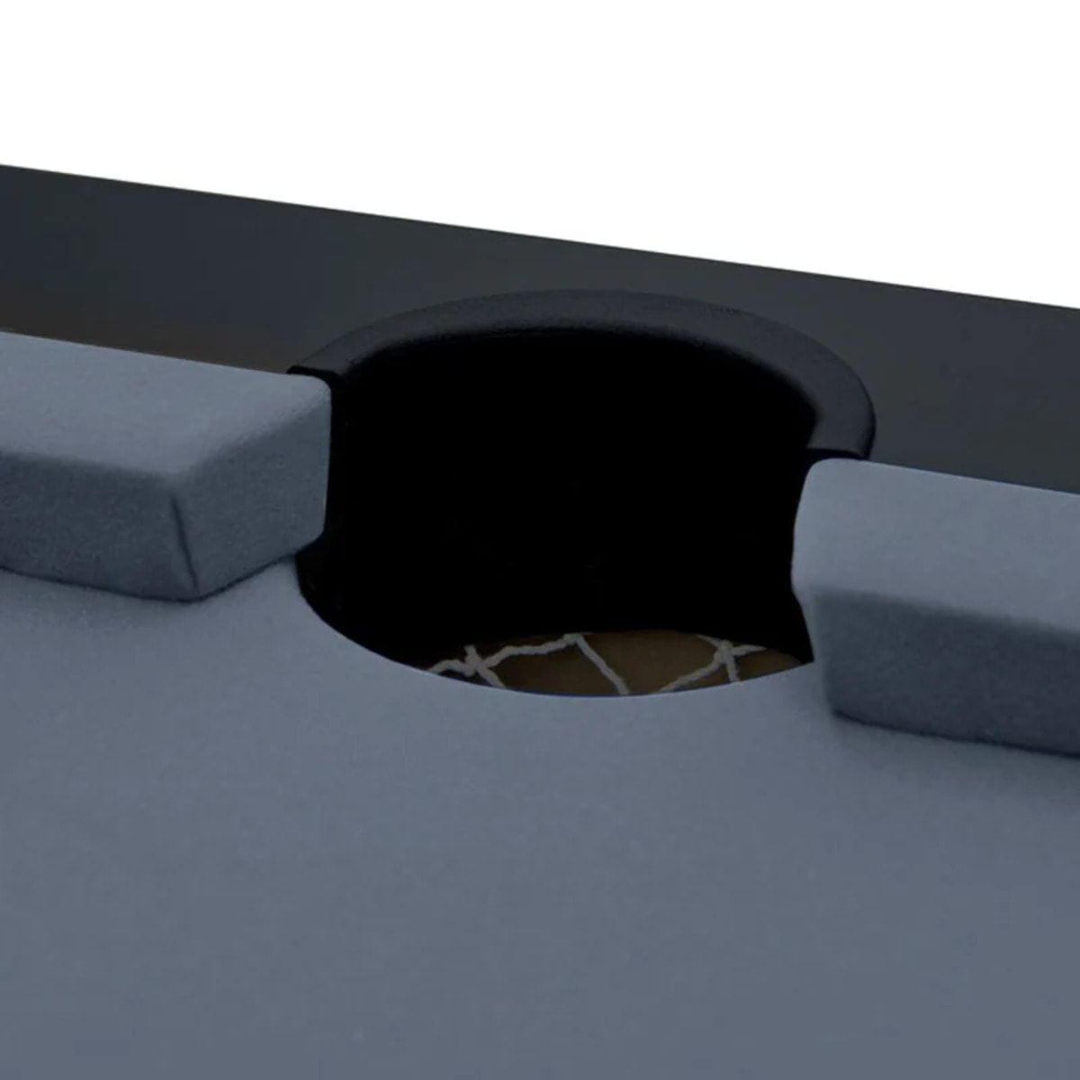 Table de billard convertible noire tapis gris - Eddie