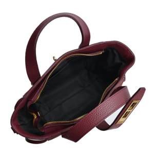 Borsa a mano Isabella Rhea Bordeaux