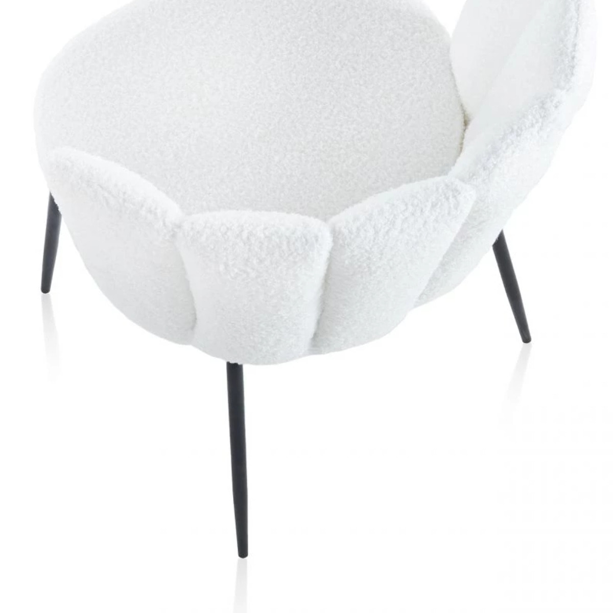 Pack 4 sillas de comedor Bodhi Crochet Nieve