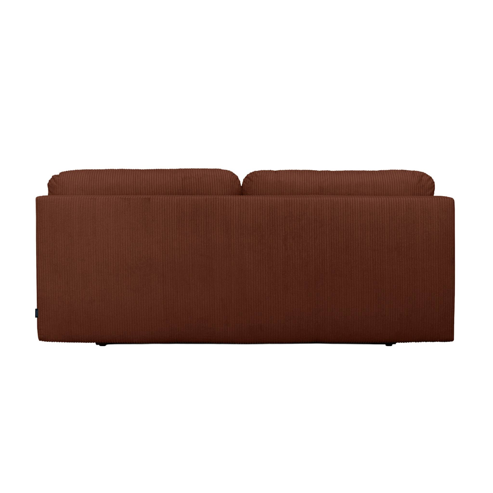Banquette convertible 3 places velours côtelé avec coffre SELMA