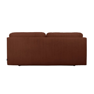 Banquette convertible 3 places velours côtelé avec coffre SELMA
